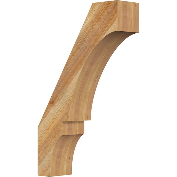 Ekena Millwork 6"W x 20"D x 32"H Balboa Rough Sawn Knee Brace, Western Red Cedar BRC06X20X32BOA00RWR - main